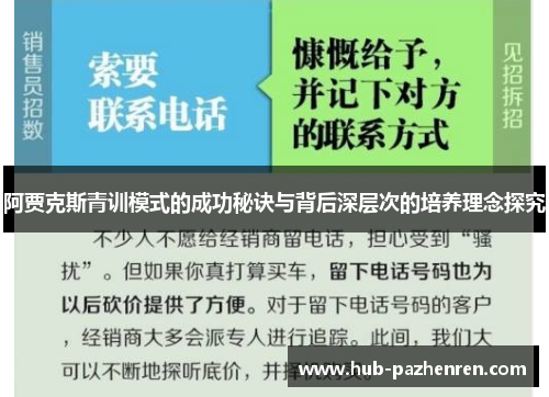 阿贾克斯青训模式的成功秘诀与背后深层次的培养理念探究